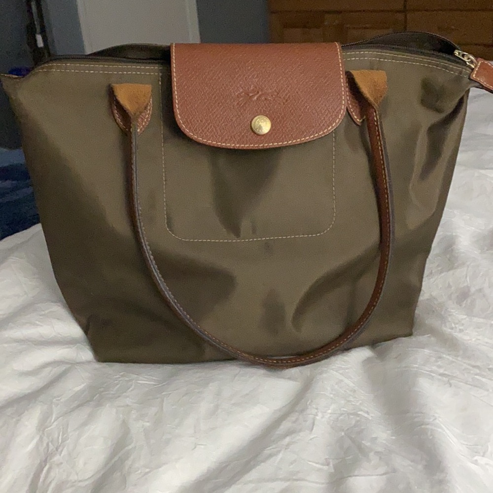 Army Green Longchamp Small